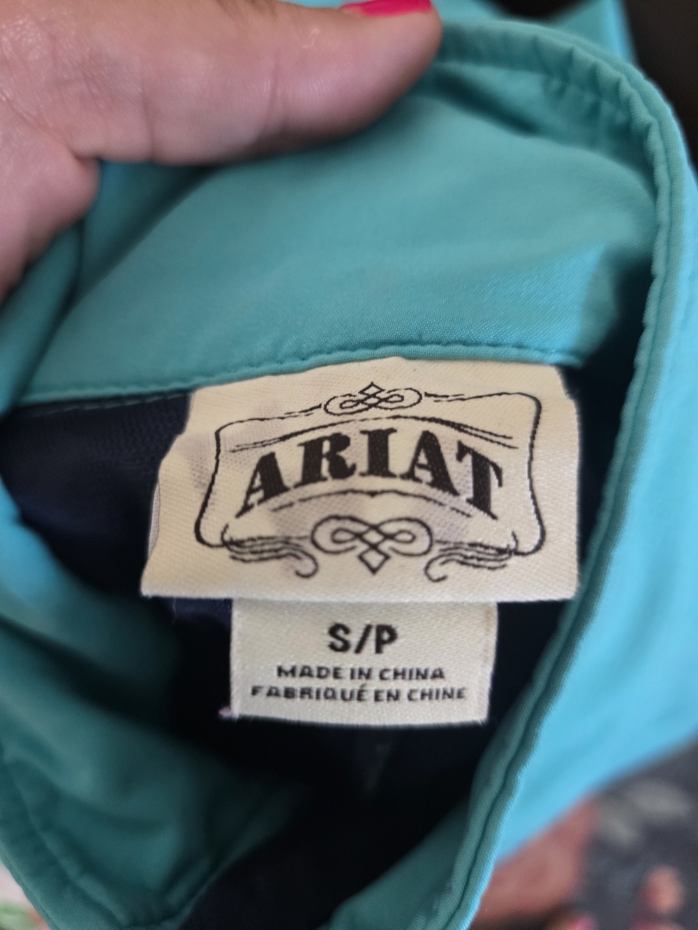 Ariat Women's Turquoise Zip-Front Vivid Softshell Jacket Size S - Picture 7 of 7